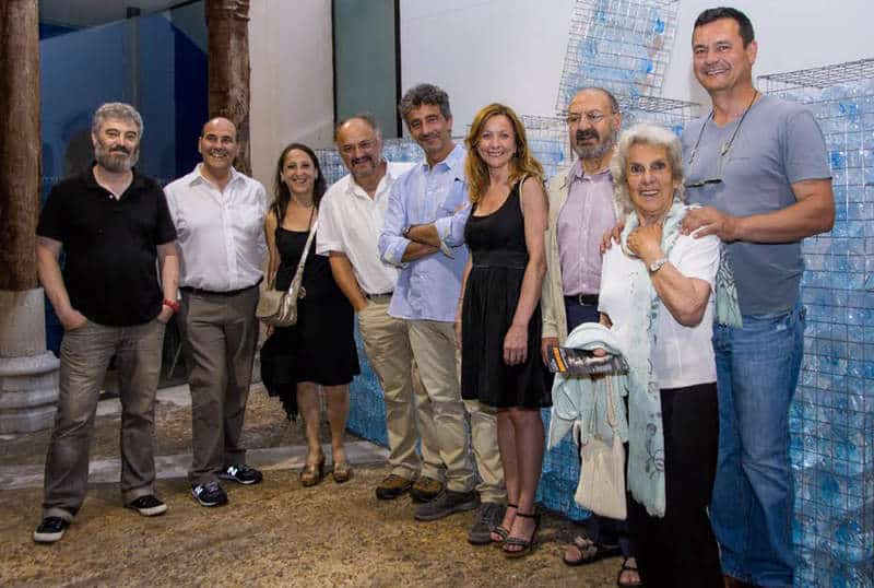 El Palacio Don Gutierre acoge la exposición colectiva liderada por diez artistas locales. Foto: CUEVAS .